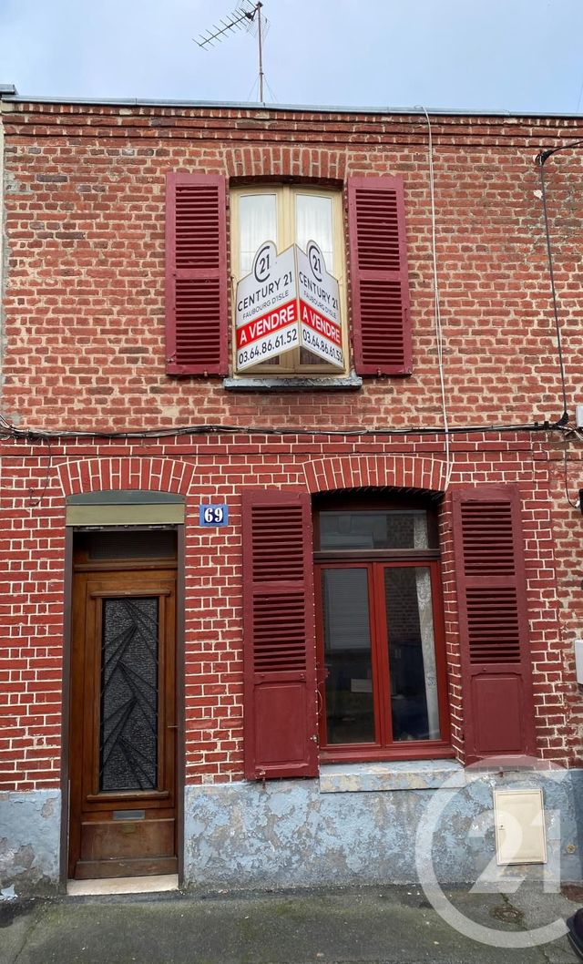 Maison à vendre - 2 pièces - 45 m2 - St Quentin - 02 - PICARDIE