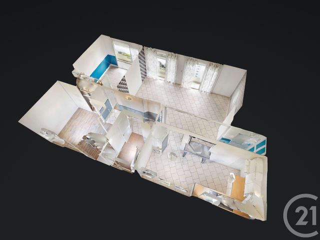 Appartement T4 &agrave; vendre - 4 pi&egrave;ces - 66,60 m2 - St Quentin - 02 - PICARDIE